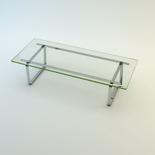 coffee table glass 3D model