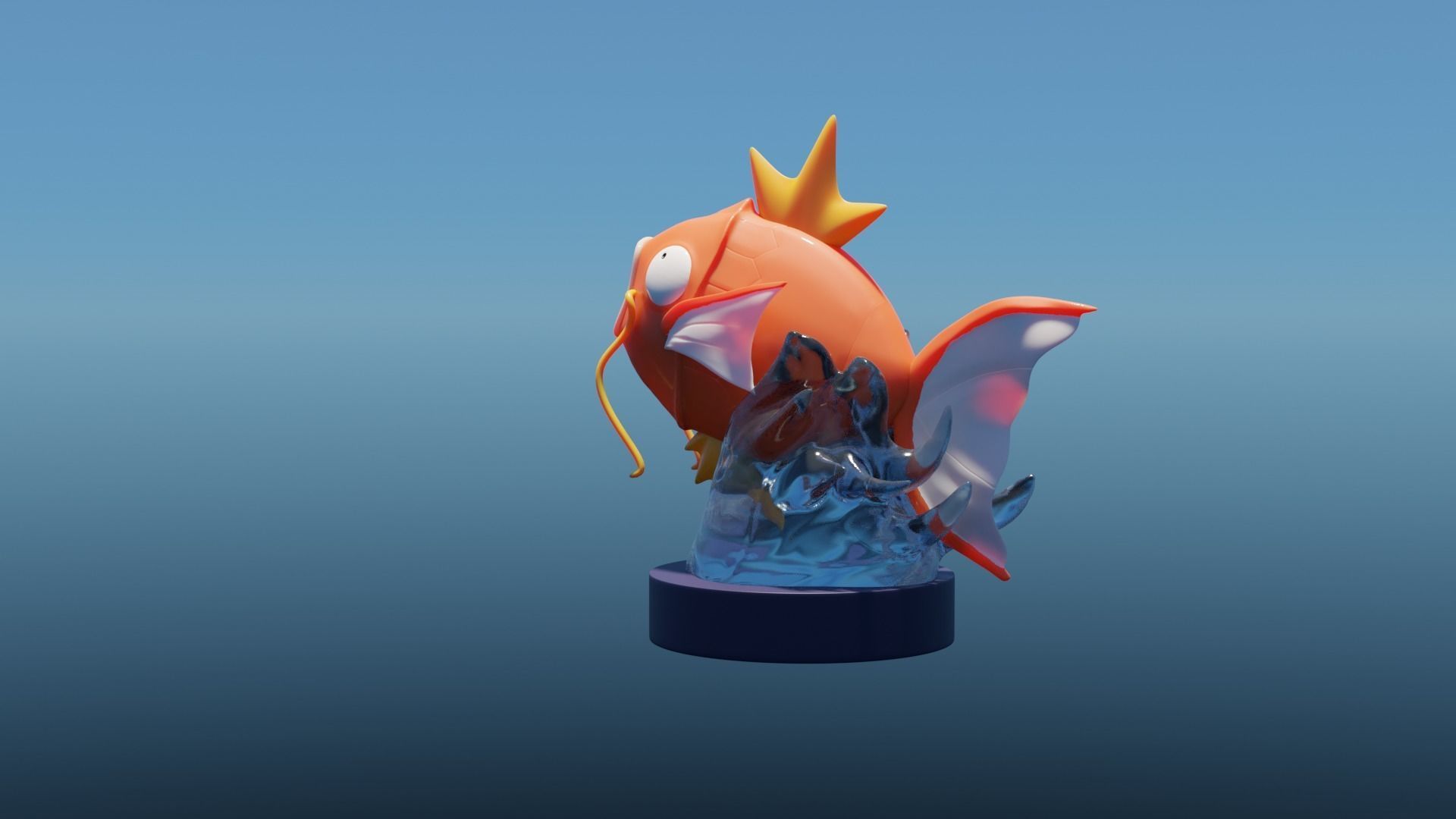 Magikarp model for 3d printing 3D print model_4