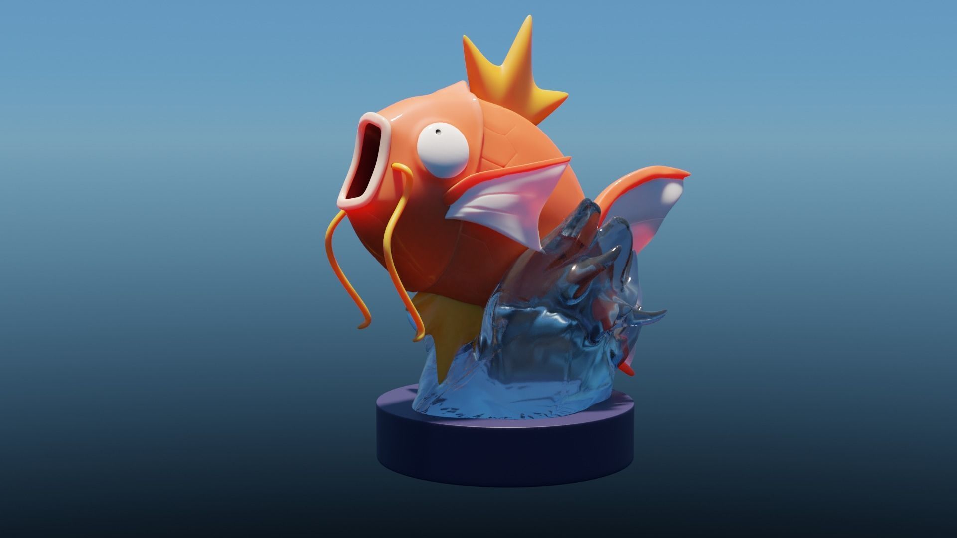 Magikarp model for 3d printing 3D print model_2