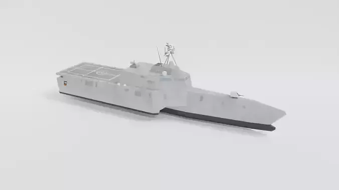 uss independence lcs 2 Low-poly 3D model