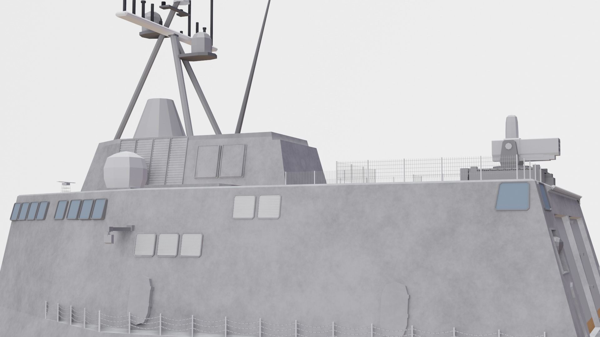 uss independence lcs 2 Low-poly 3D model_2