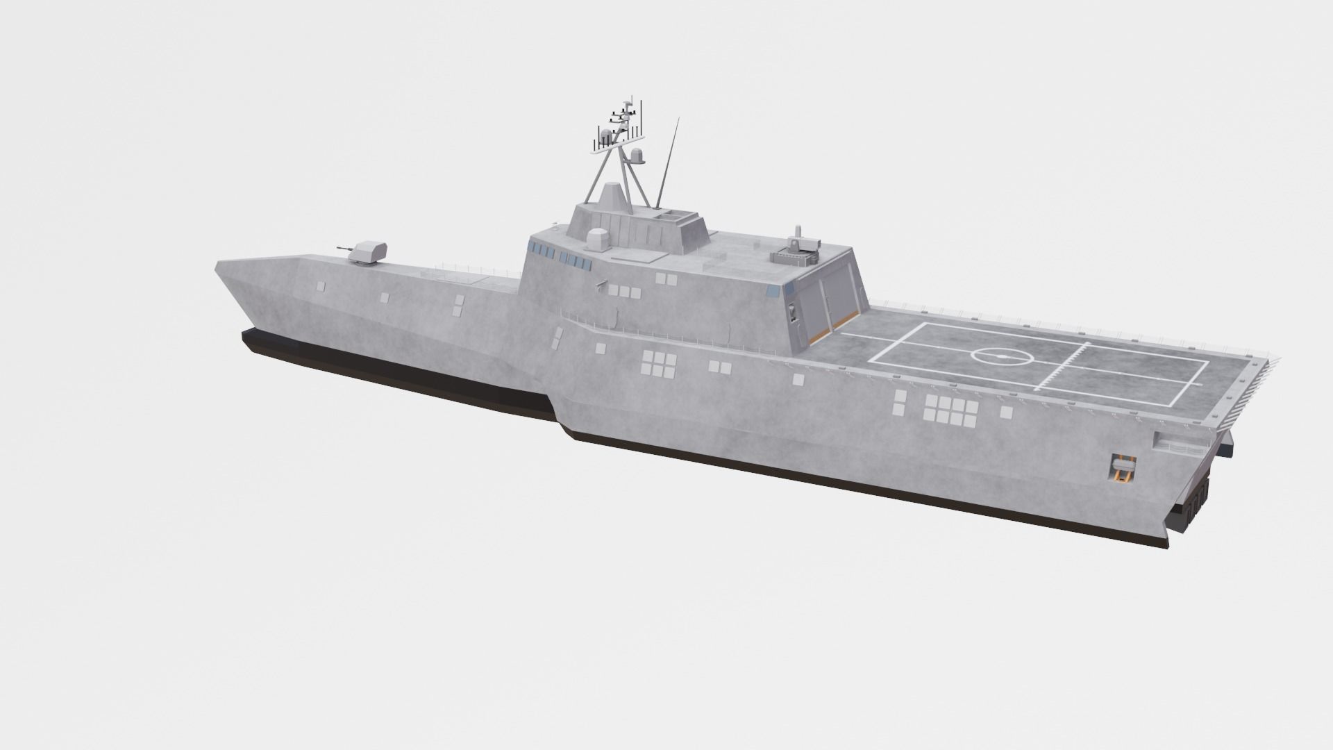uss independence lcs 2 Low-poly 3D model_20