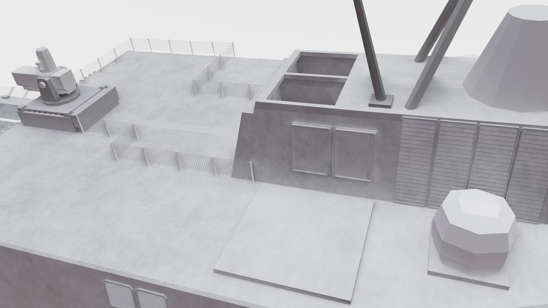 uss independence lcs 2 Low-poly 3D model_4