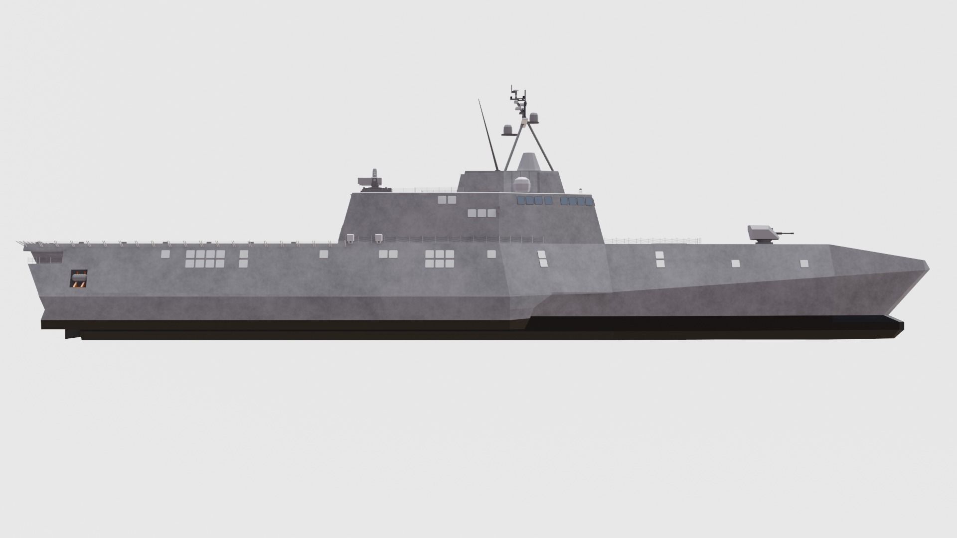 uss independence lcs 2 Low-poly 3D model_18