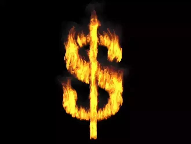 Burning character Cinema4D project for using with TurbulenceFD