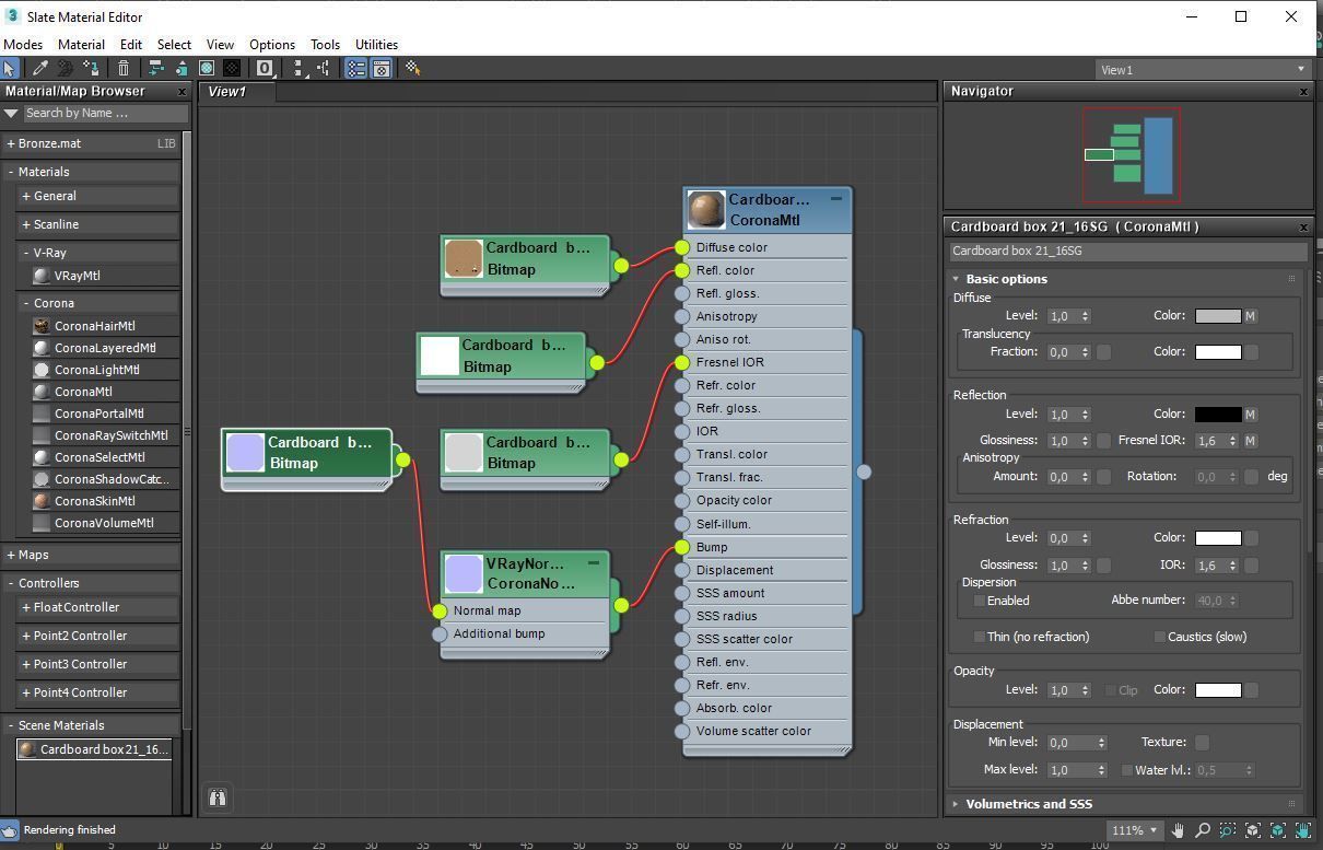 Cardboard box 21 3D model_14