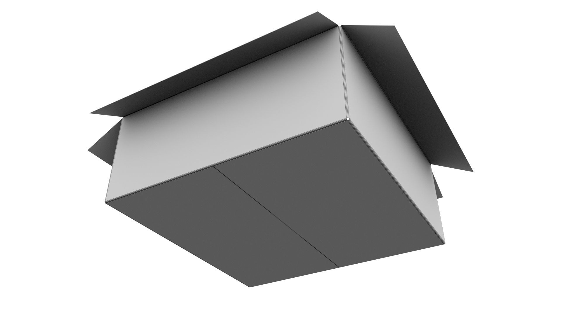 Cardboard box 21 3D model_12