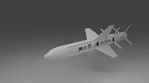 missiel to war Low-poly 3D model