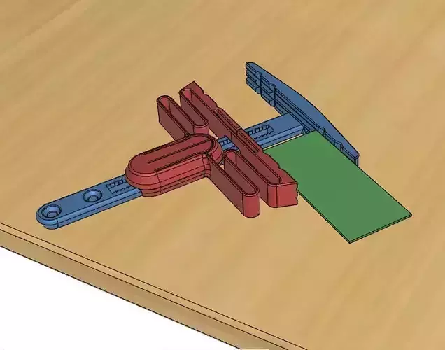 Catchfix Vice stretcher holder screw clamp 3rd hand with Gcode 3D print model
