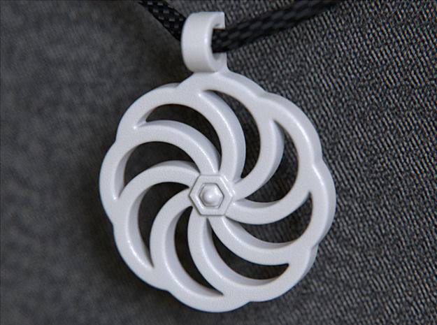 Wheel Of Eternity Pendant 3D print model