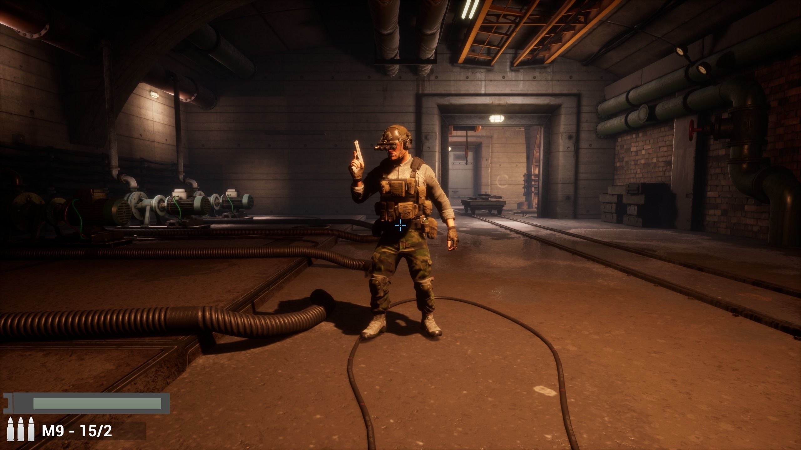 Modular military character 2 Low-poly 3D model_35