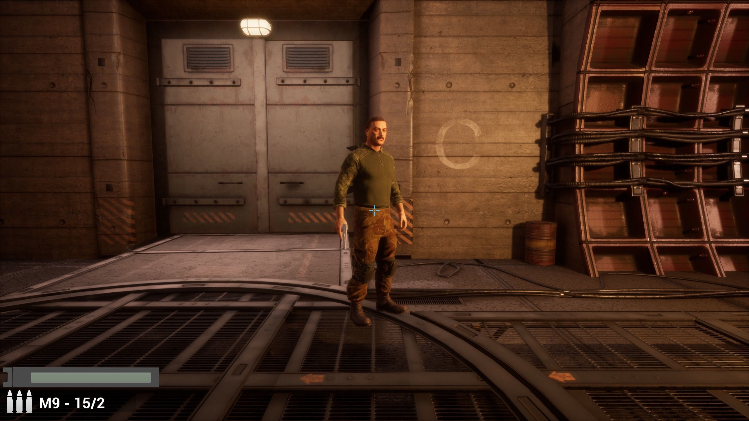 Modular military character 2 Low-poly 3D model_34