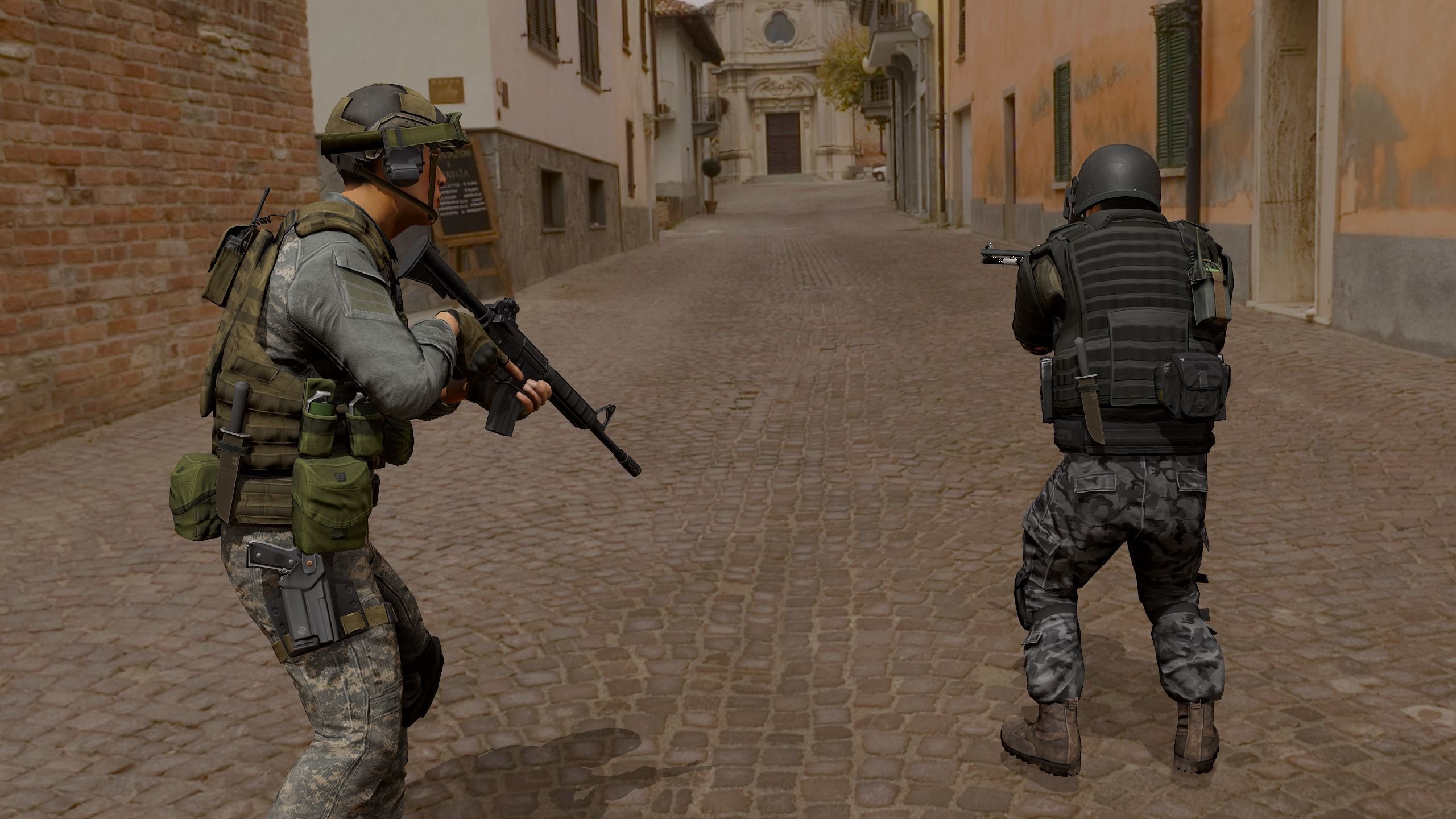 Modular military character 2 Low-poly 3D model_17