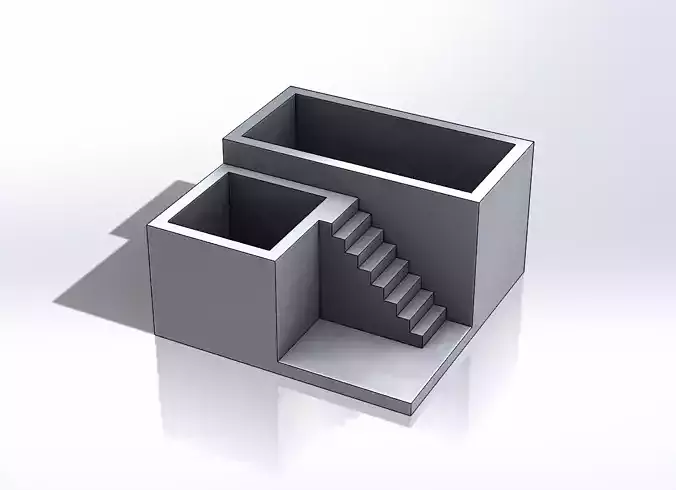 Succulent Vase - With stairs