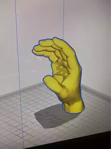 corn butter hand 3D print model