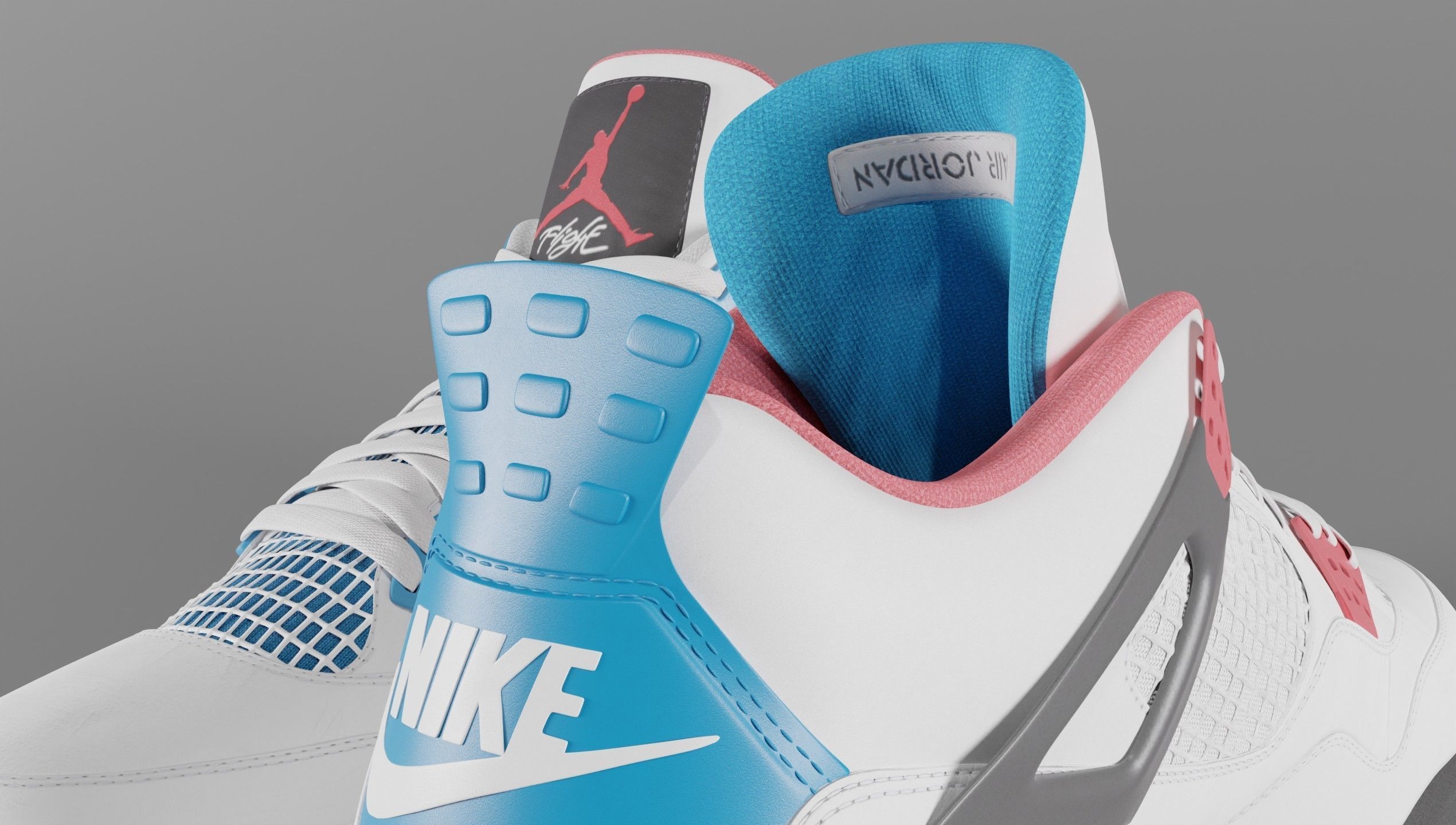 Air Jordan 4 Legacy Pack  3D Model Collection_17