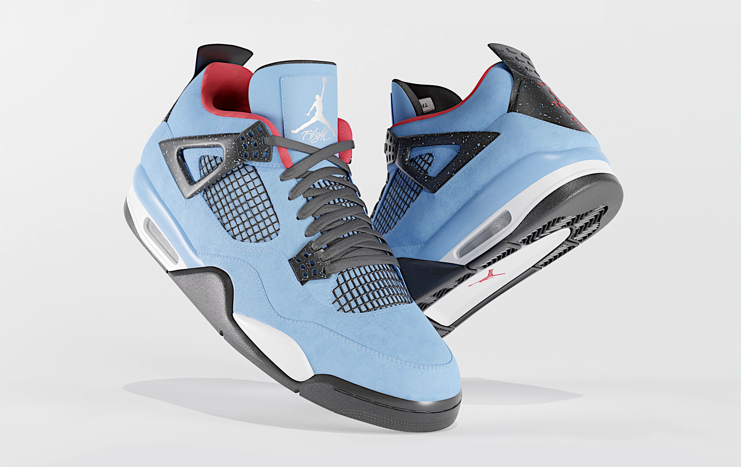 Air Jordan 4 Legacy Pack  3D Model Collection_3