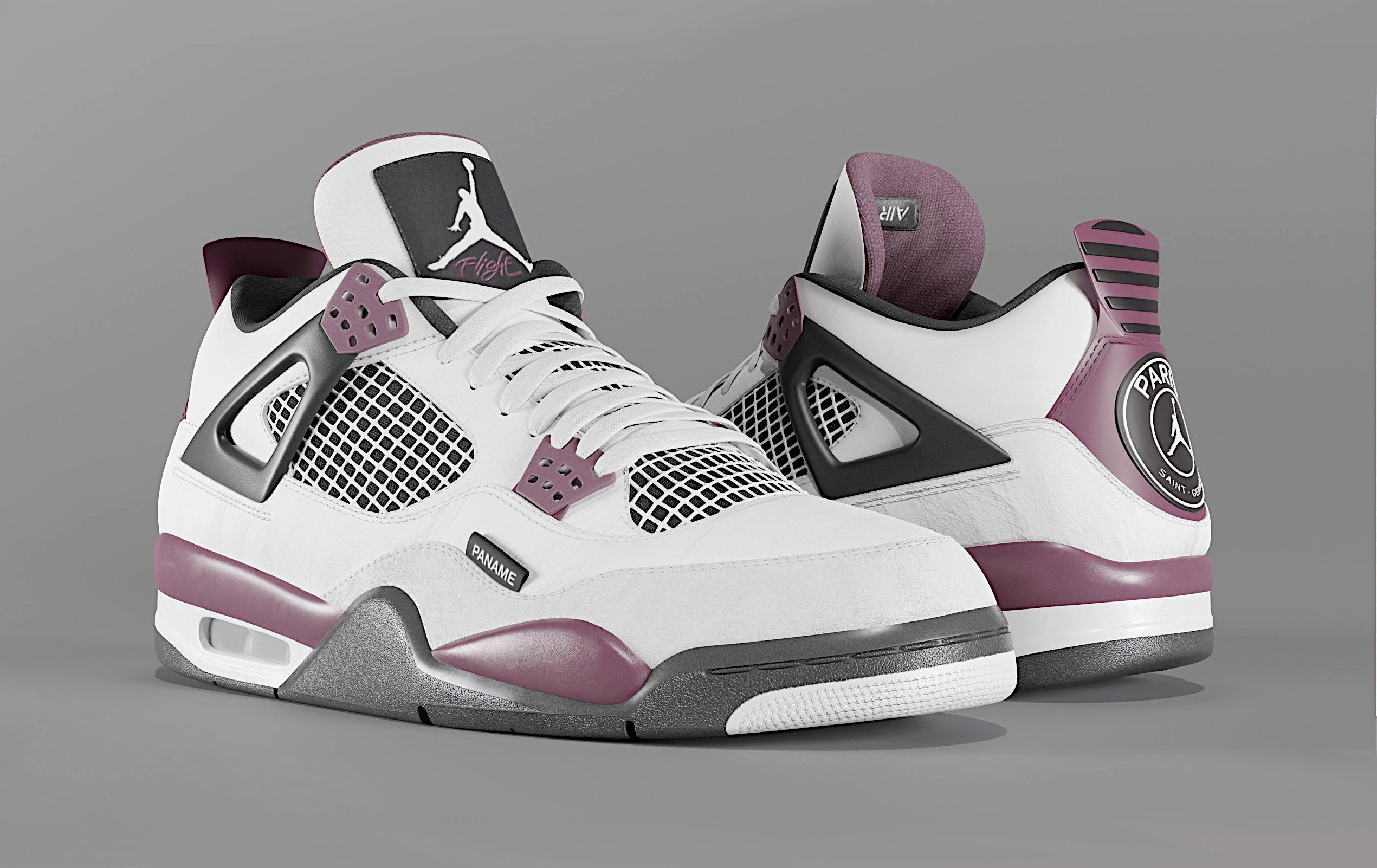 Air Jordan 4 Legacy Pack  3D Model Collection_7