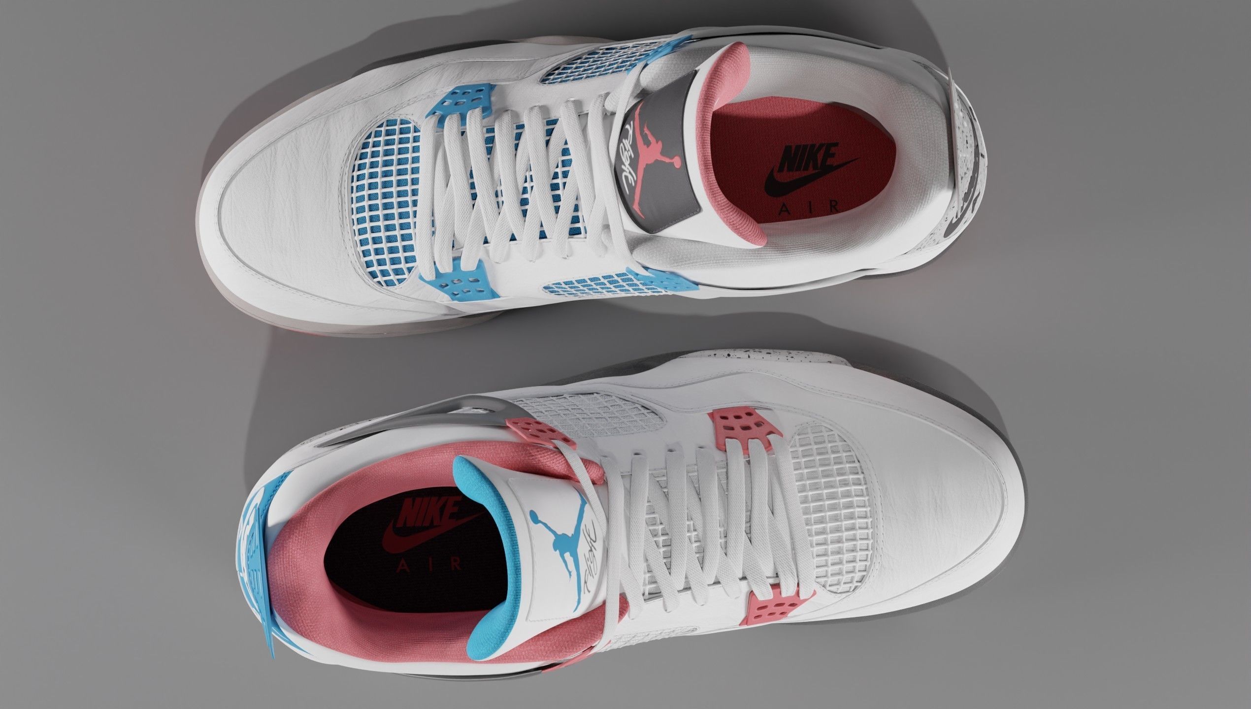 Air Jordan 4 Legacy Pack  3D Model Collection_14