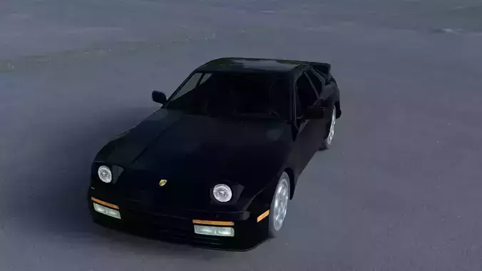 Porsche 944 Turbo with interior HDRI