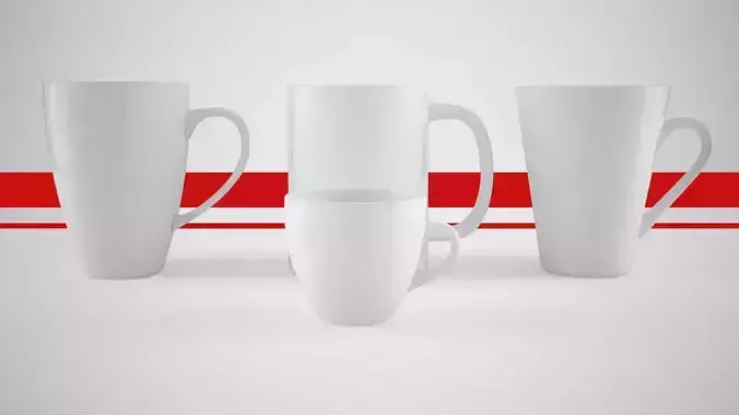 Coffee mug cups and espresso cup