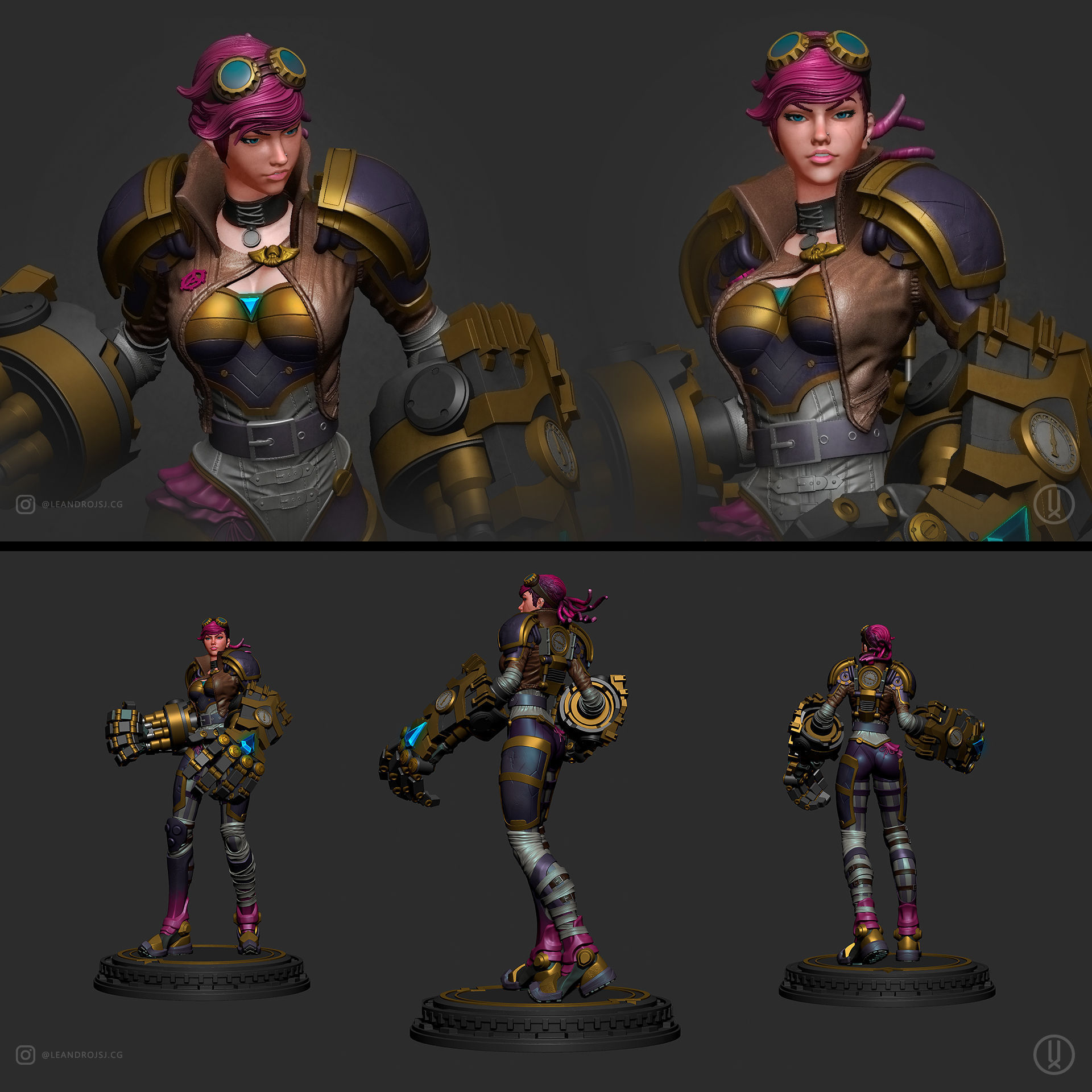 VI - League of Legends 3D print model_10