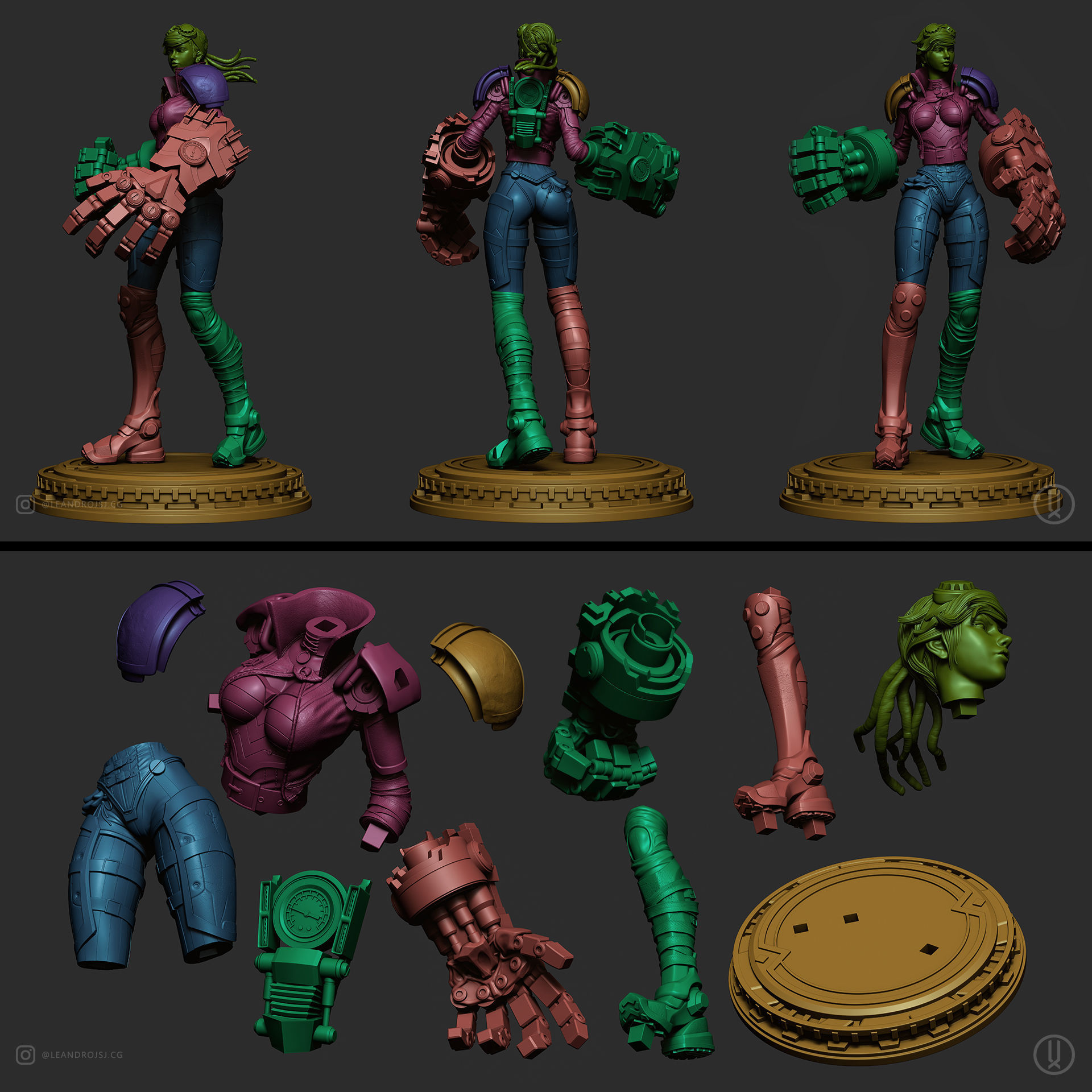 VI - League of Legends 3D print model_14