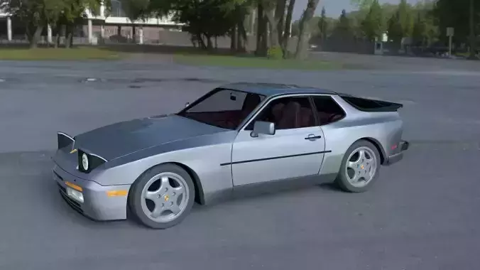 Porsche 944 Turbo S with interior HDRI