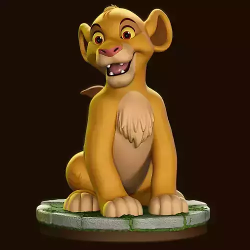 Simba - The Lion King 3D print model