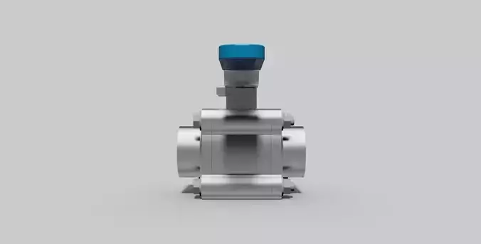 DN40 BW - 3-Piece ball valve NC - Autodesk Inventor