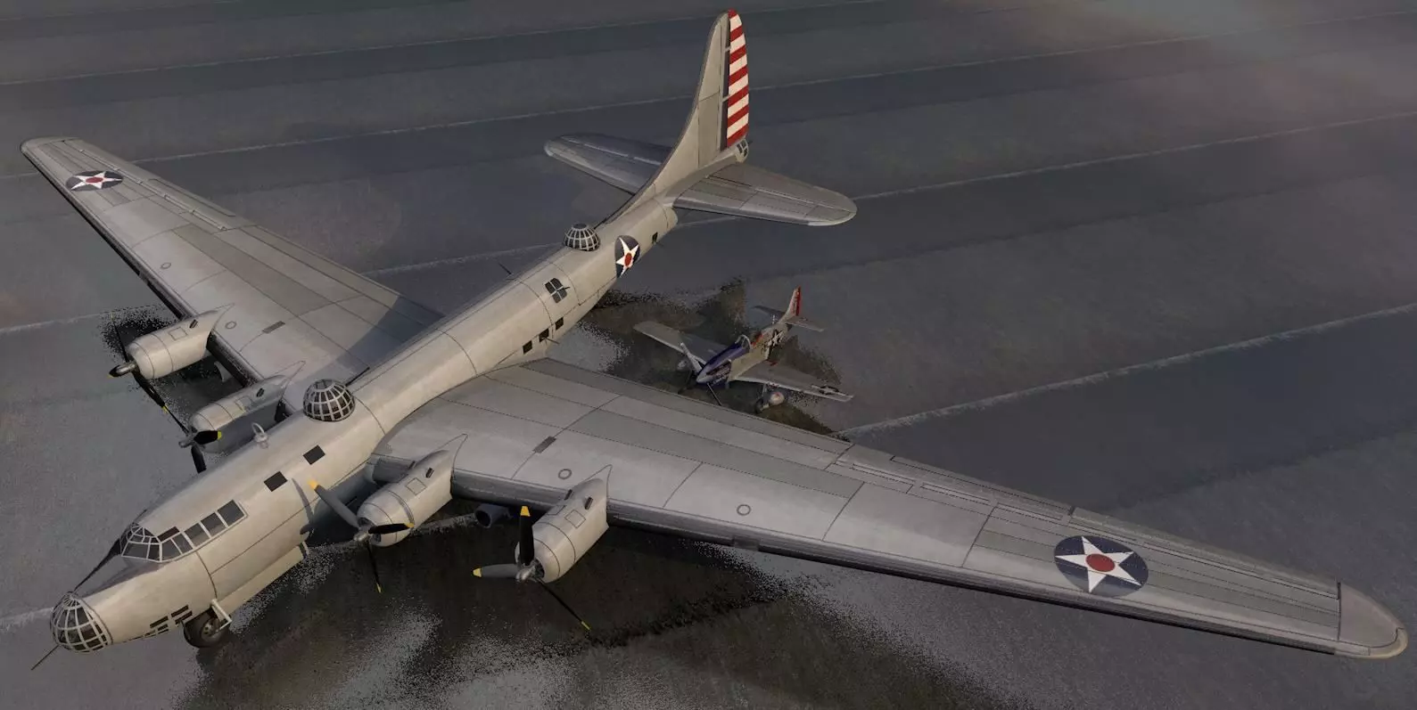 Douglas XB-19 Behemoth 3D model_0