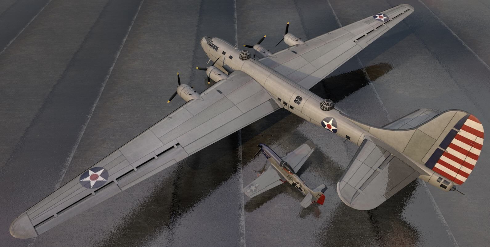Douglas XB-19 Behemoth 3D model_1