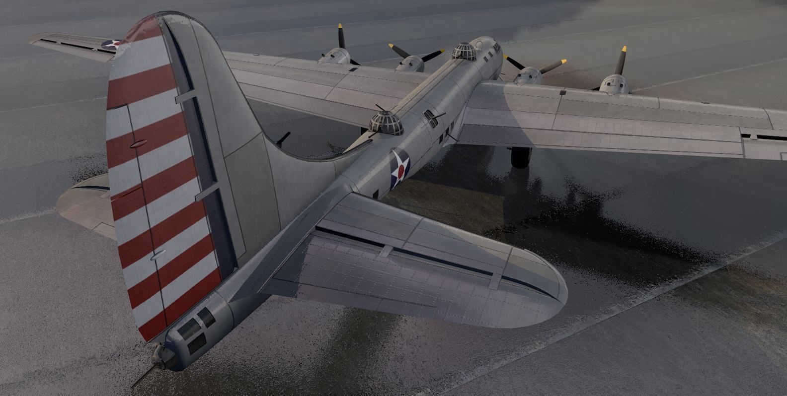 Douglas XB-19 Behemoth 3D model_3