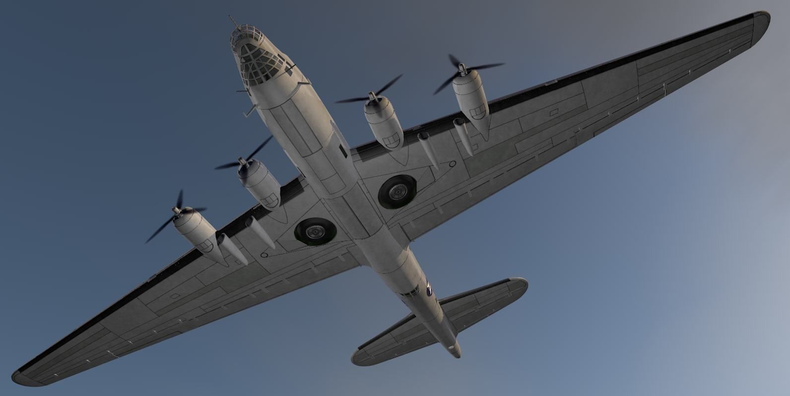Douglas XB-19 Behemoth 3D model_11