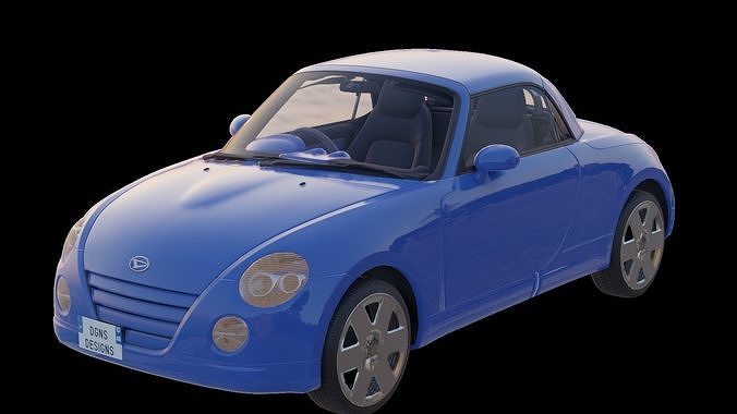 Daihatsu Copen Low-poly 3D model
