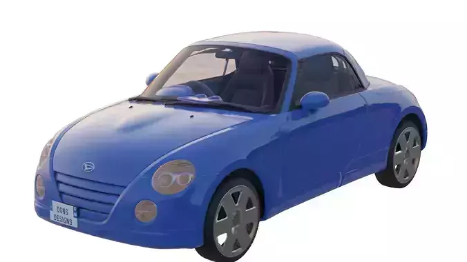 Daihatsu Copen Low-poly 3D model