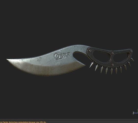 Knife Cobra 1 Free low-poly 3D model