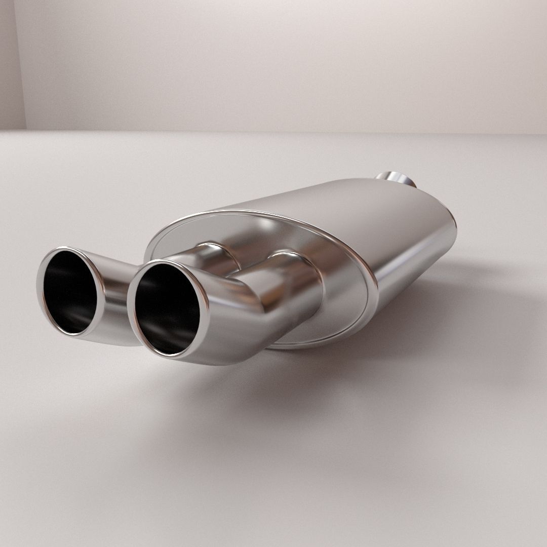 Exhaust Pipe 3D model_2