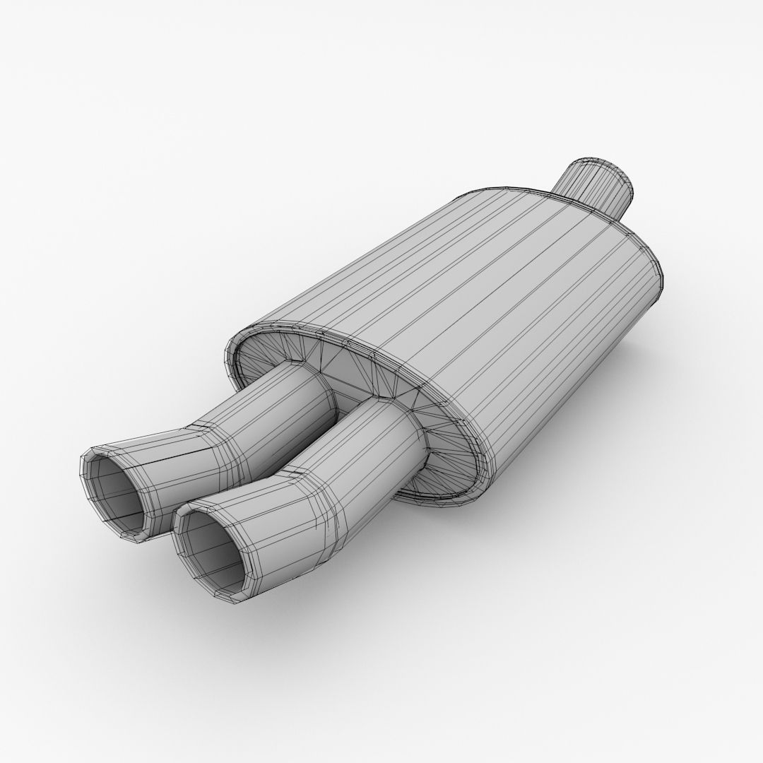 Exhaust Pipe 3D model_4