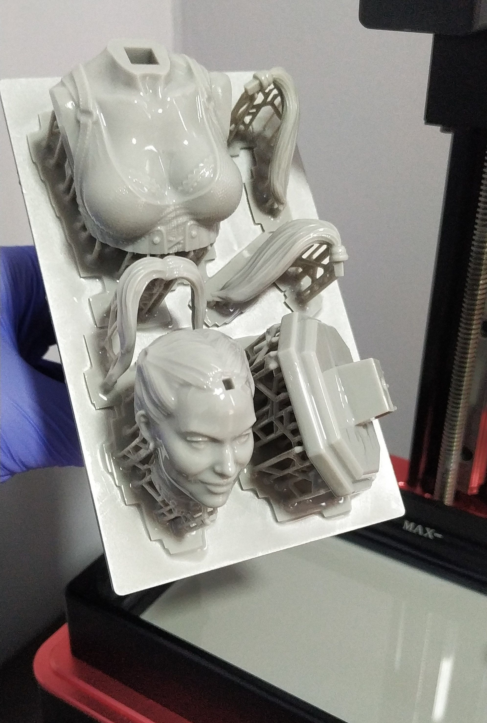 Harley Quinn Bust STL 3D print model 3D print model_5