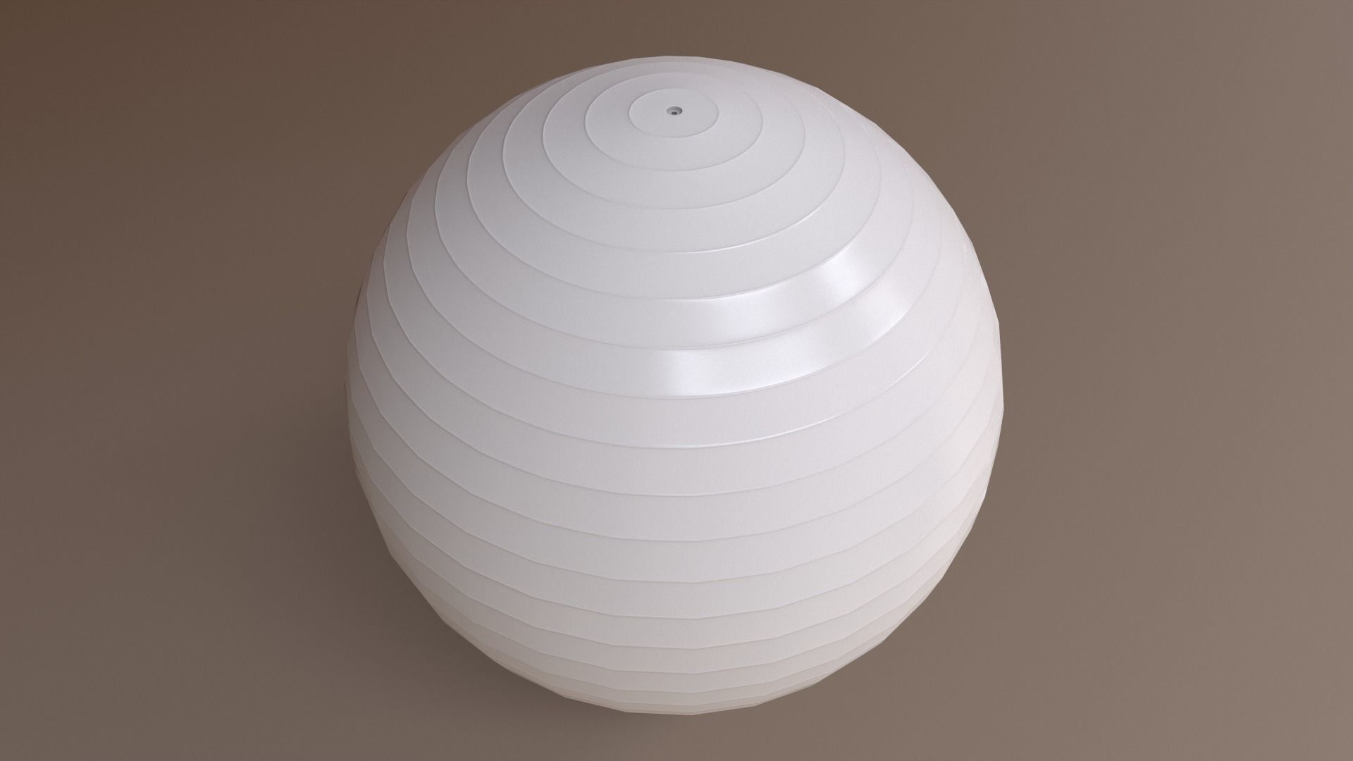 PBR Yoga Ball - Green Low-poly 3D model_14