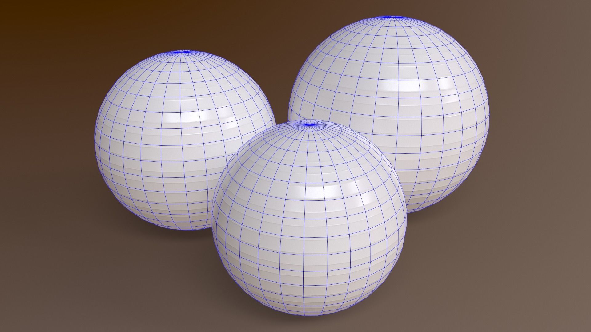 PBR Yoga Ball - Green Low-poly 3D model_17