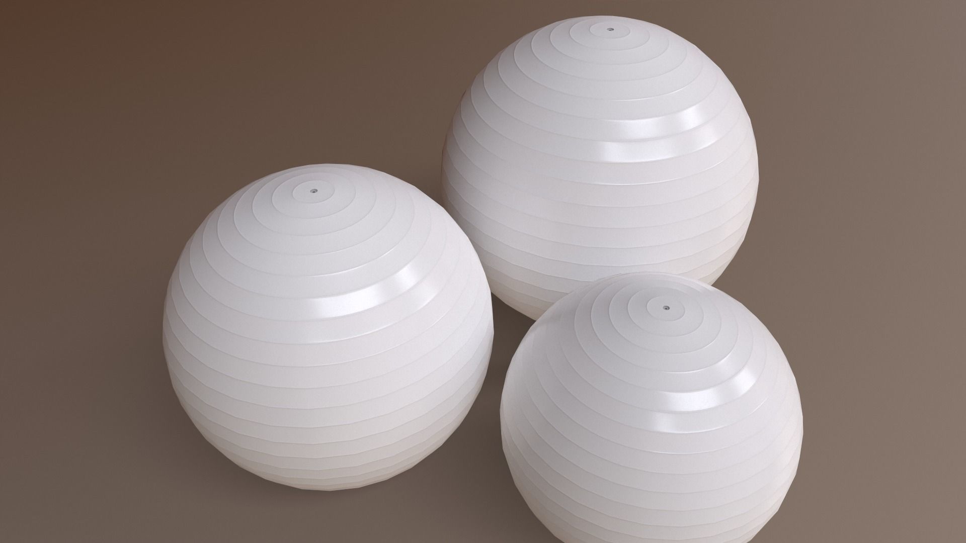 PBR Yoga Ball - Green Low-poly 3D model_20