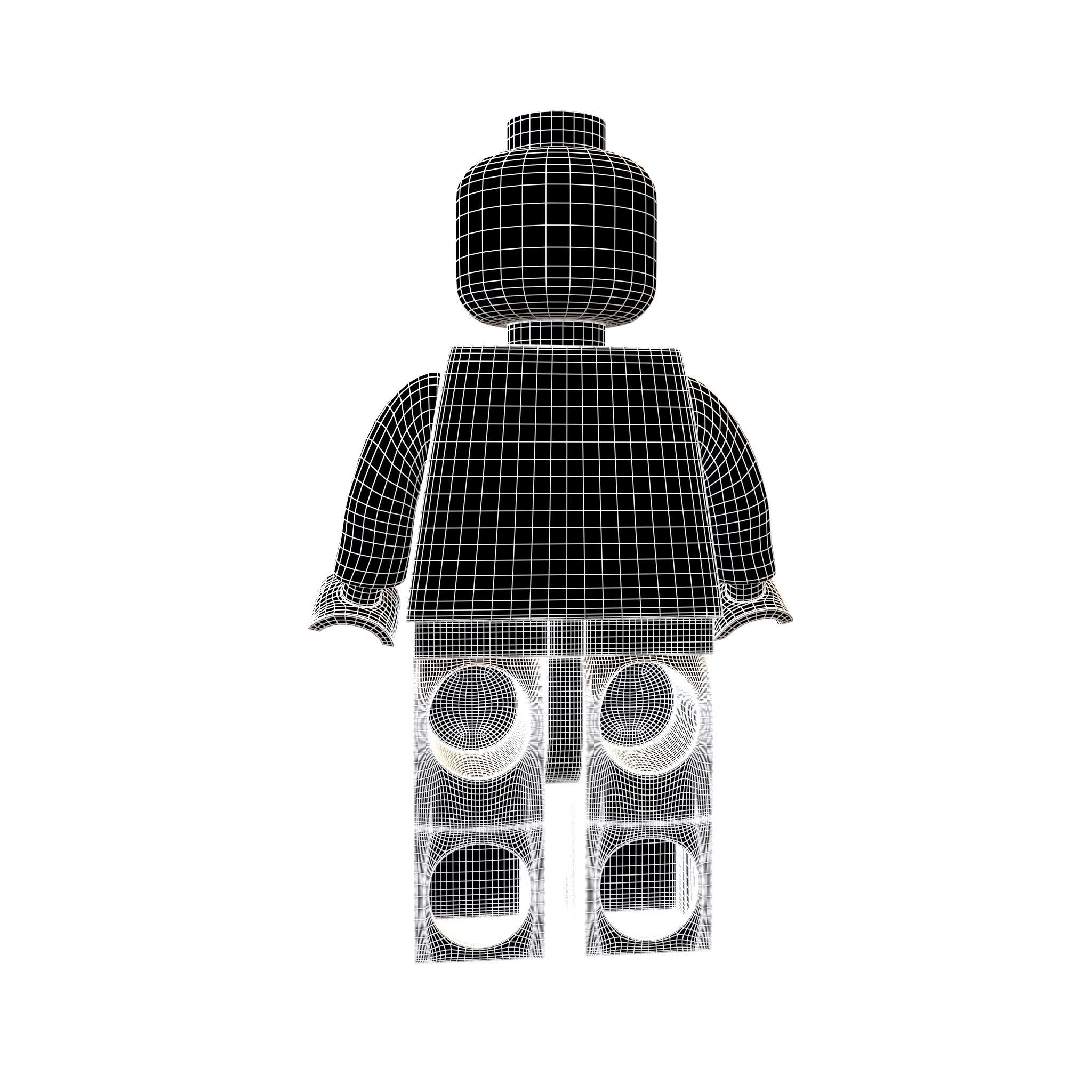 Lego Mini Figure v1 018 3D model_8