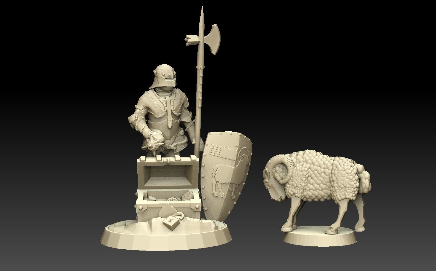 Knight of Gotland 3D print model_2