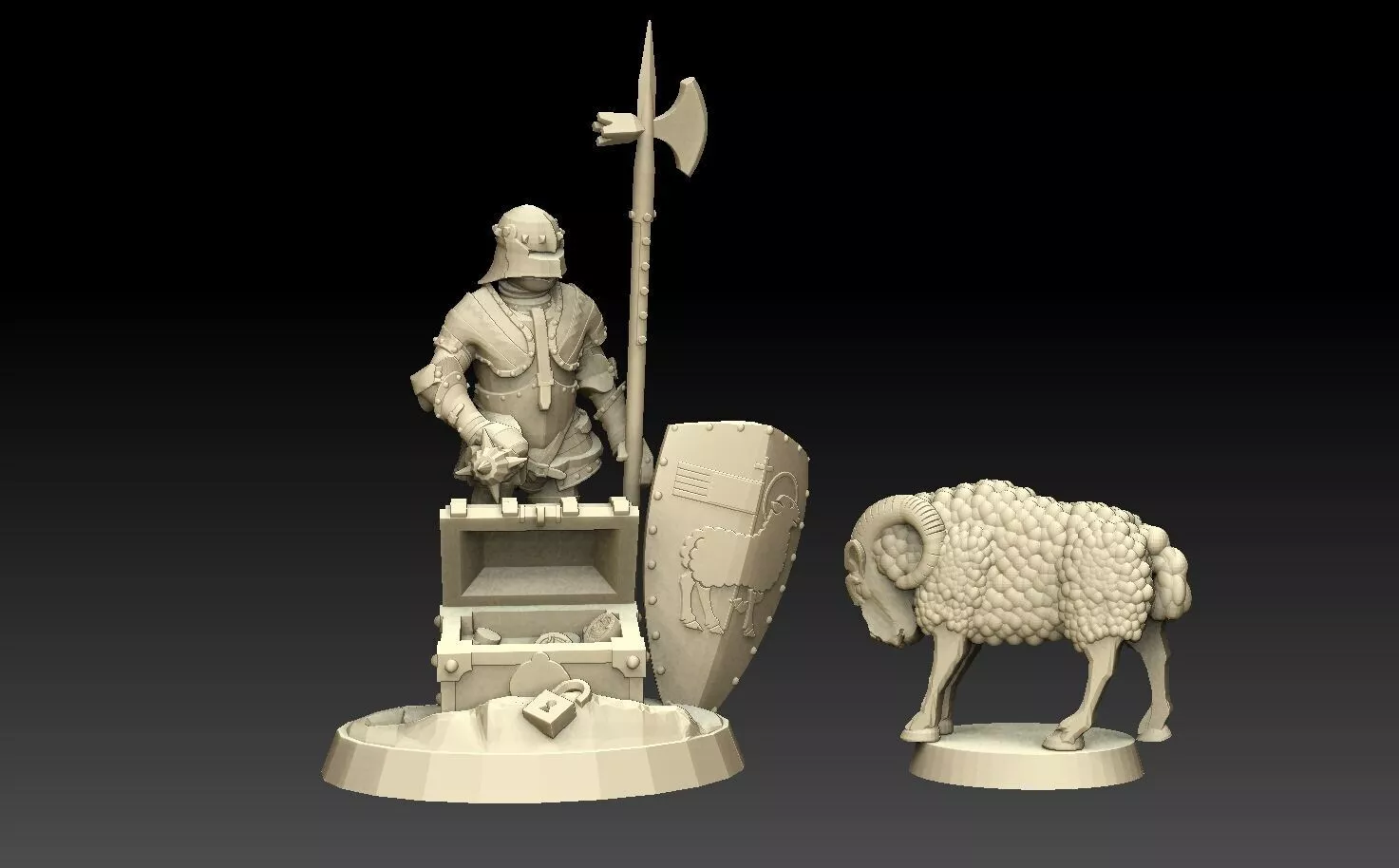 Knight of Gotland 3D print model