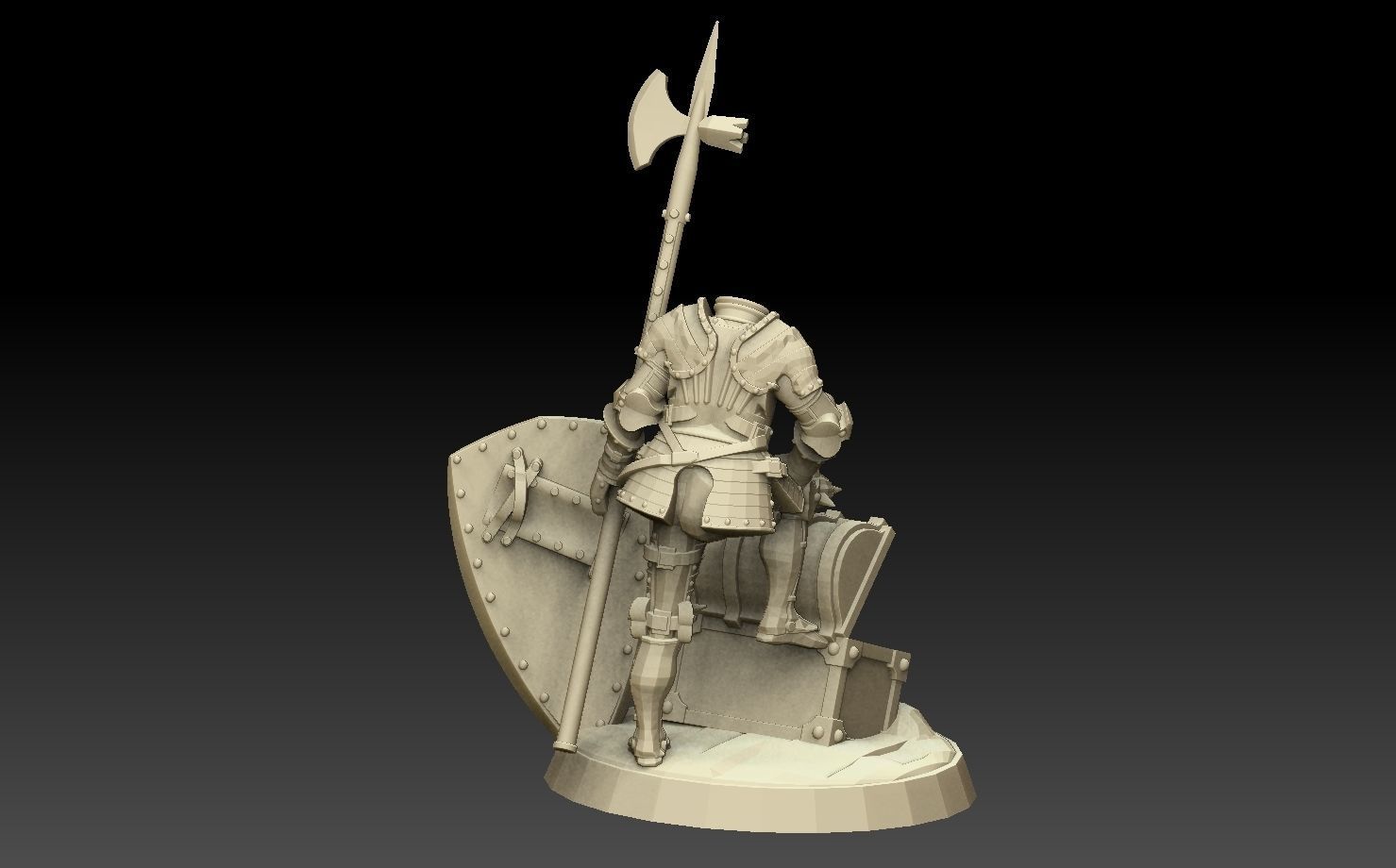 Knight of Gotland 3D print model_4