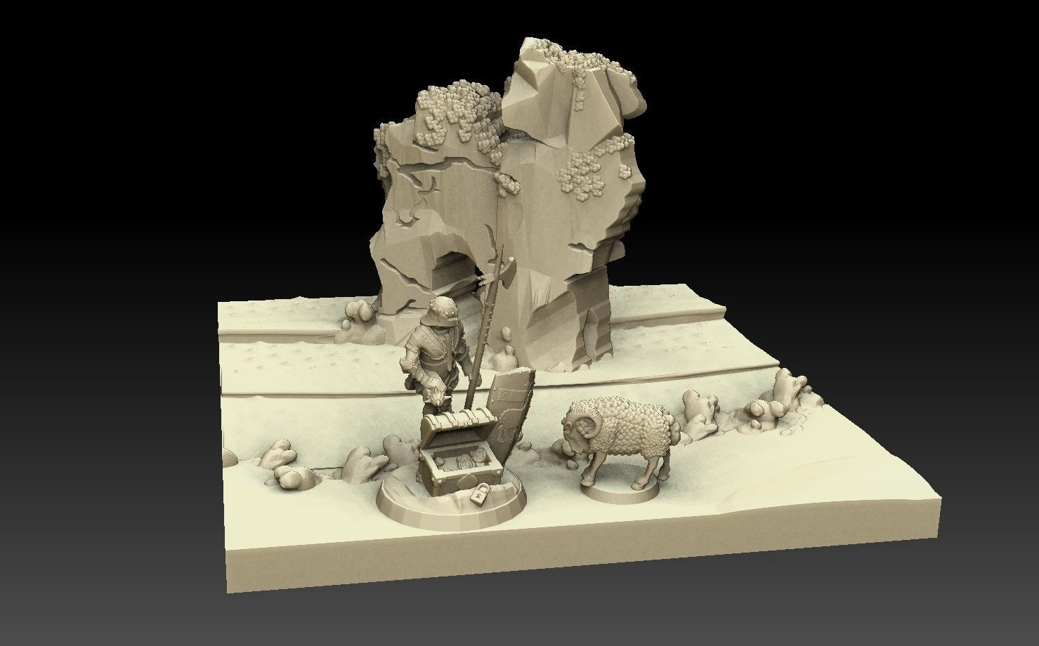 Knight of Gotland 3D print model_13