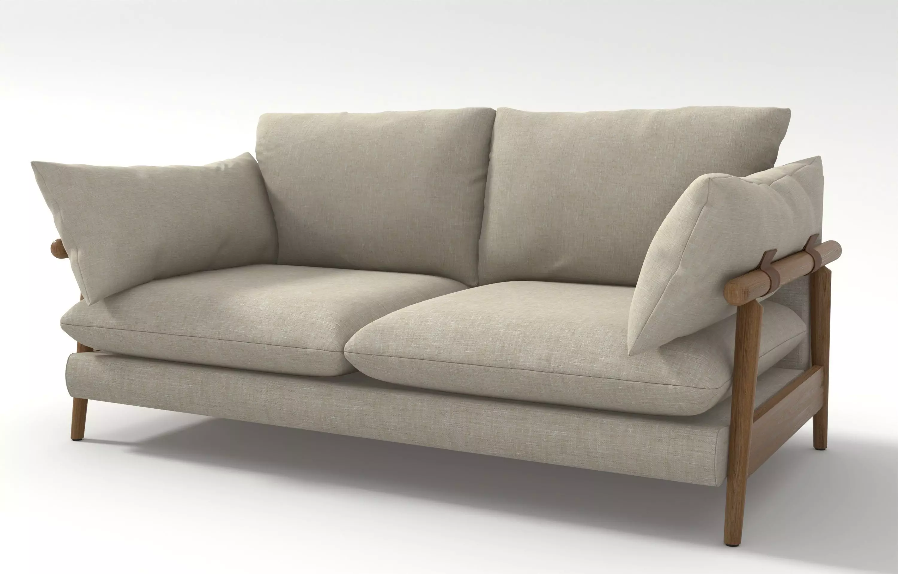 Hoxton sofa 3D model_0