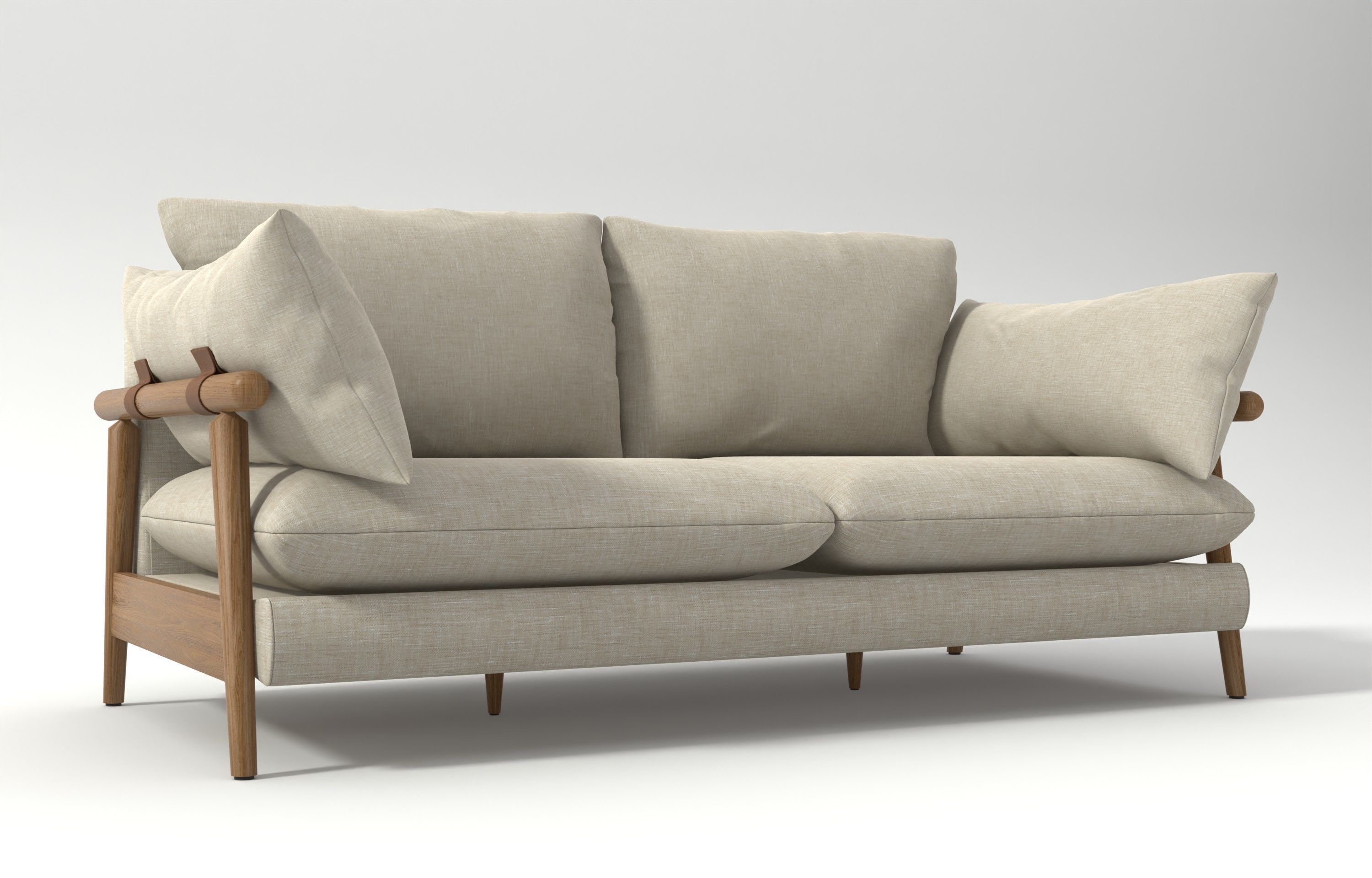 Hoxton sofa 3D model_2